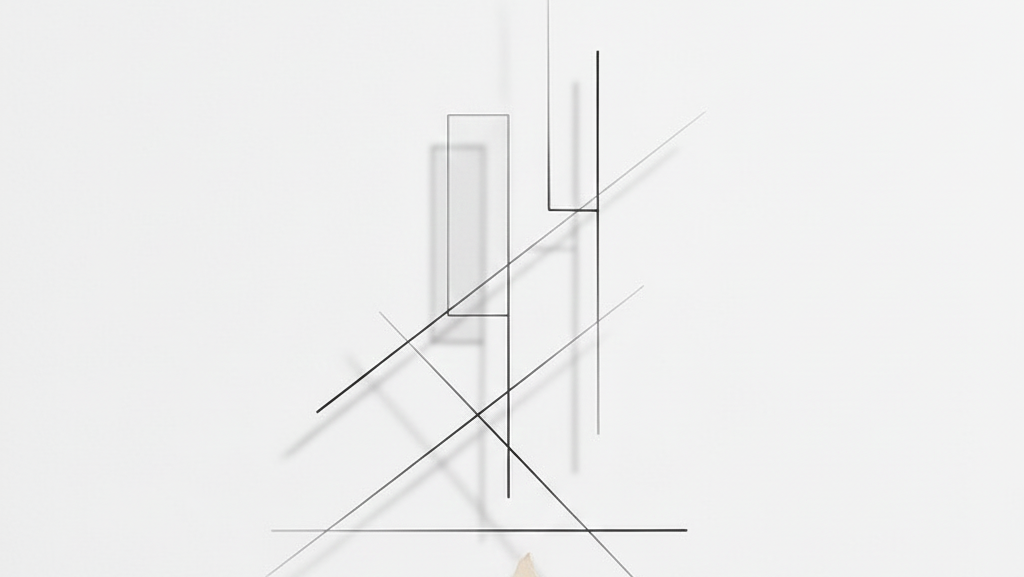 ミニマル、白、幾何学