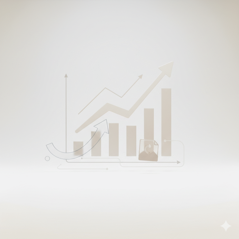 グラフ、上がる、軽量化