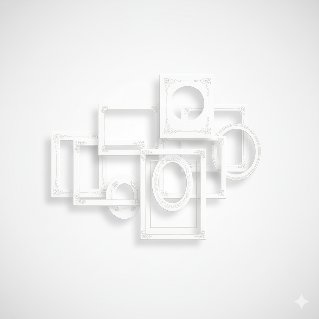 縁取り、四角、枠線