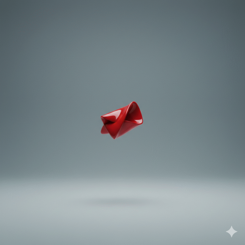 赤、ねじれ、中央