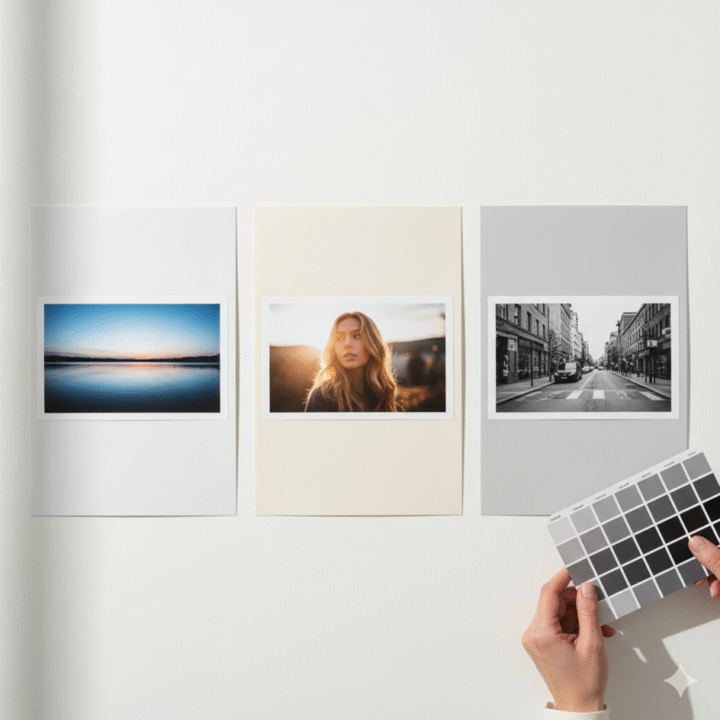 写真、白、アイボリー、グレー寄り白