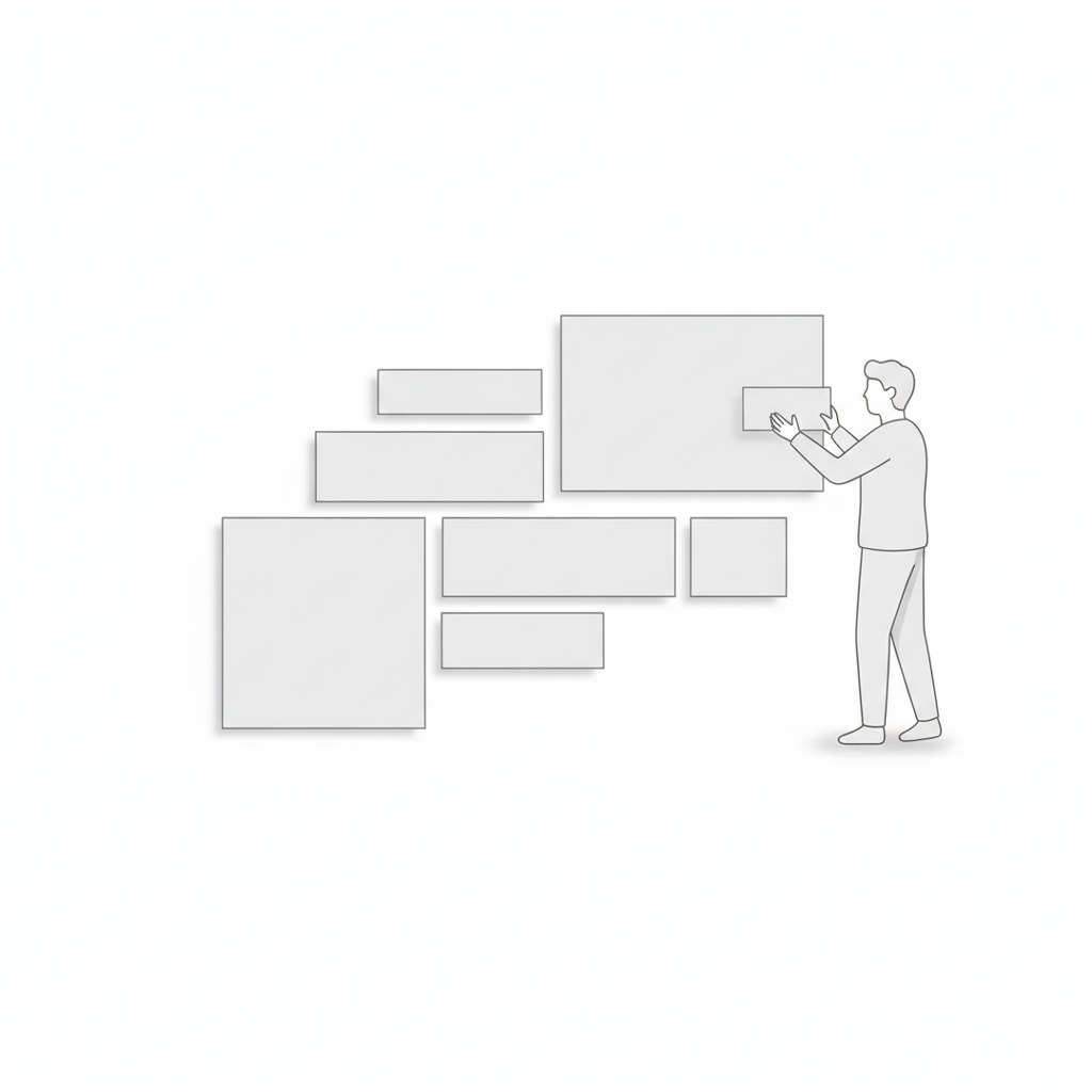 詰め込み、余白なし