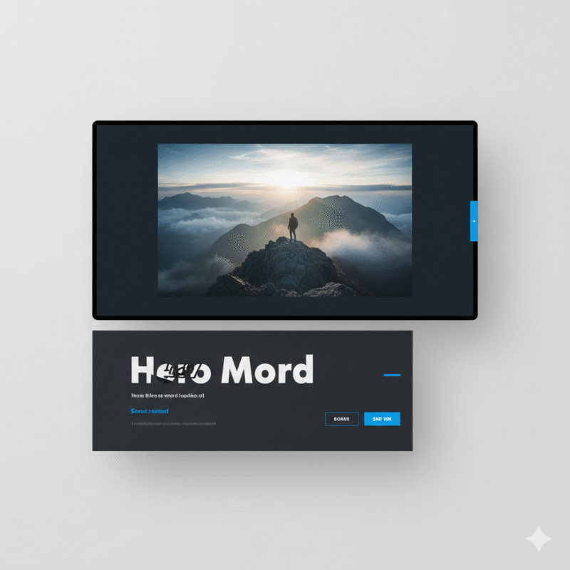 海外デザイン、大きい画像、大きいヒーロー文字