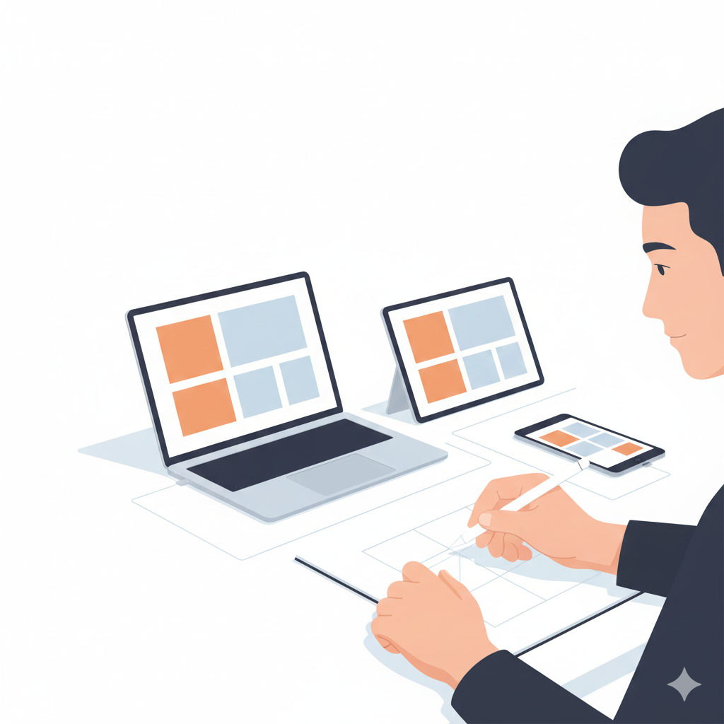 PC,人、オレンジ