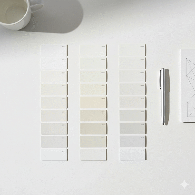 白の種類、多数