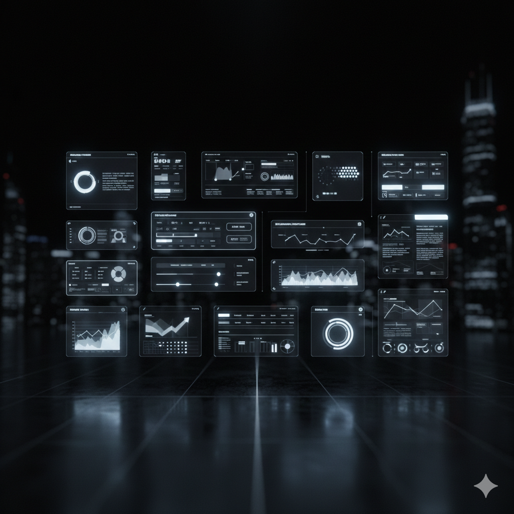 黒背景、ウィンドウ