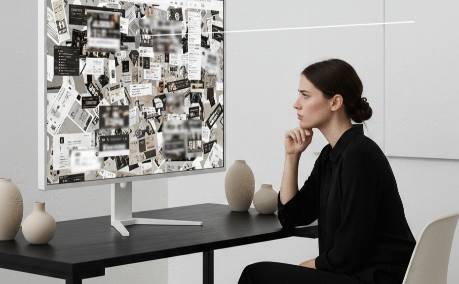 ごちゃつき、モニター、苦手