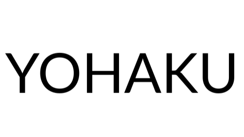 yohaku、大文字、タイポグラフィー