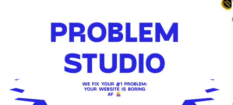 problem studio、ファーストビュー