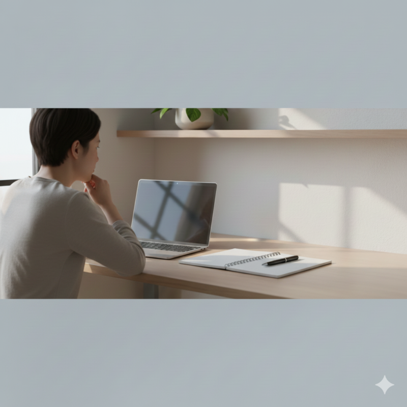 人、書けない、PC、ノート