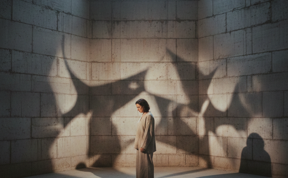 人、囲われ、影