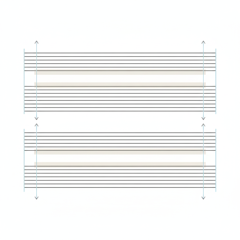 行間、レイアウト