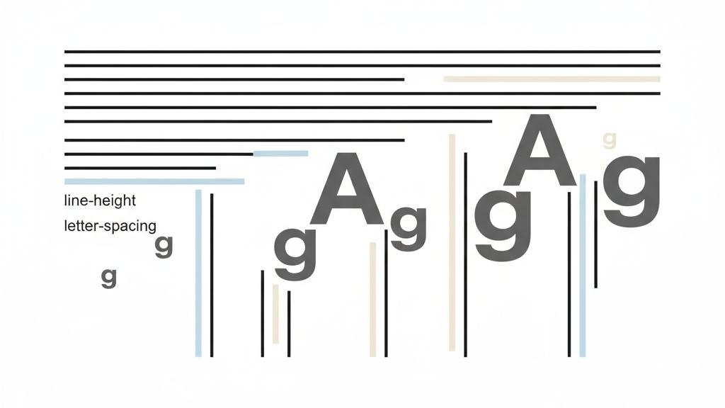フォント、字間、行間