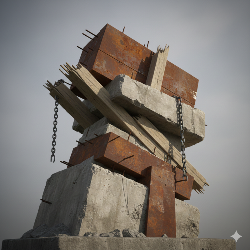 ブルータリズム、コンクリート、建造物