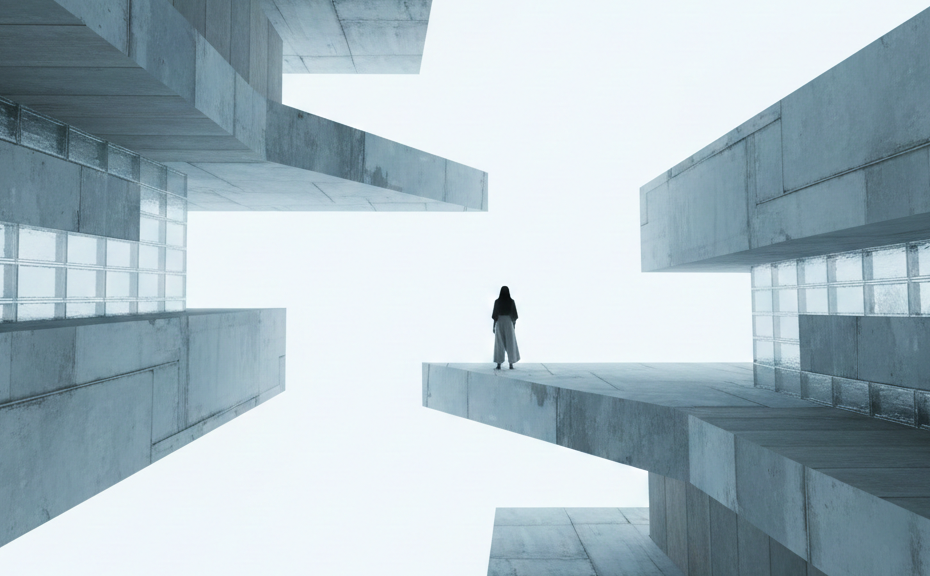 コンクリート、人、浮いてる