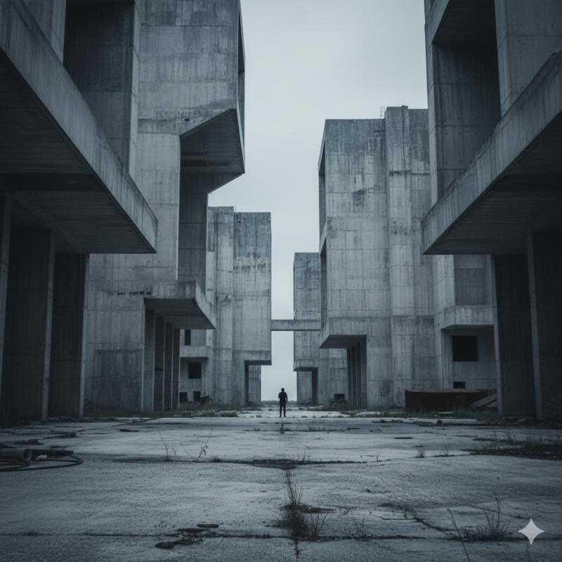 ブルータリズム、コンクリート