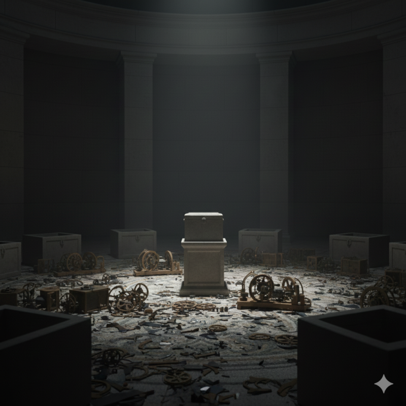 椅子、暗い部屋