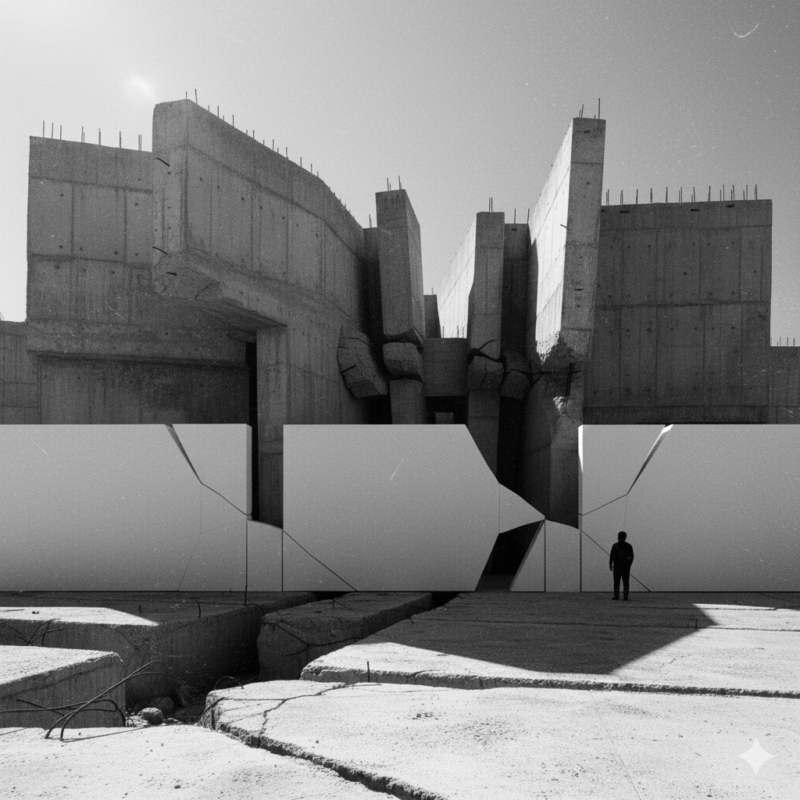 コンクリート、ブルータリズム、人