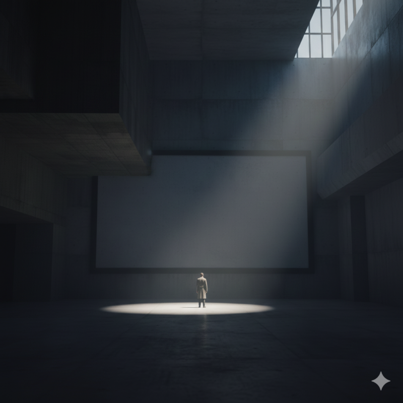 暗いシアター、コンクリート