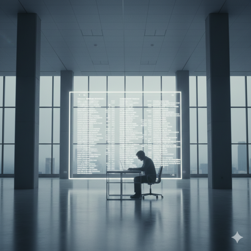 分析、デスク、人