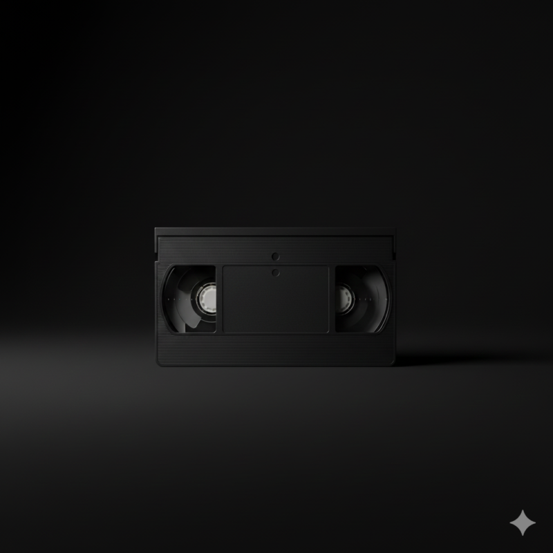 ビデオテープ、黒