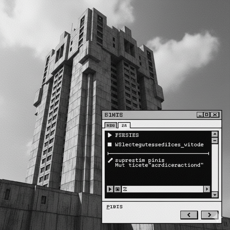 コンクリート、ビル、古いウィンドウ