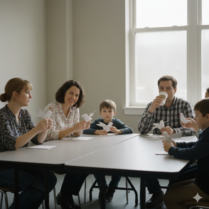一家団欒、笑顔、コメディ