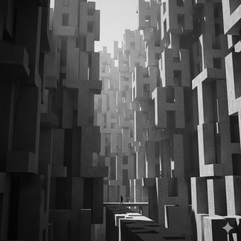 大文字、タイポグラフィー、ブルータリズム