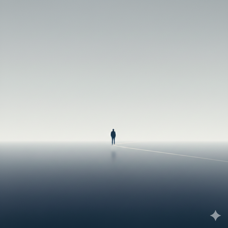 私、水面、静か