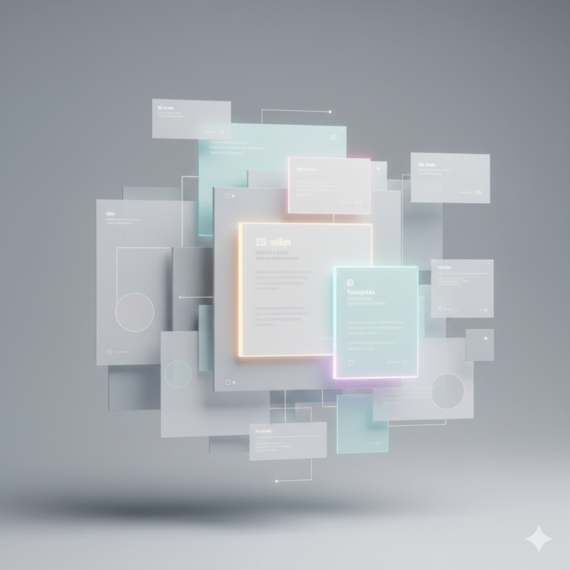 UI、UX、カラフル、構造