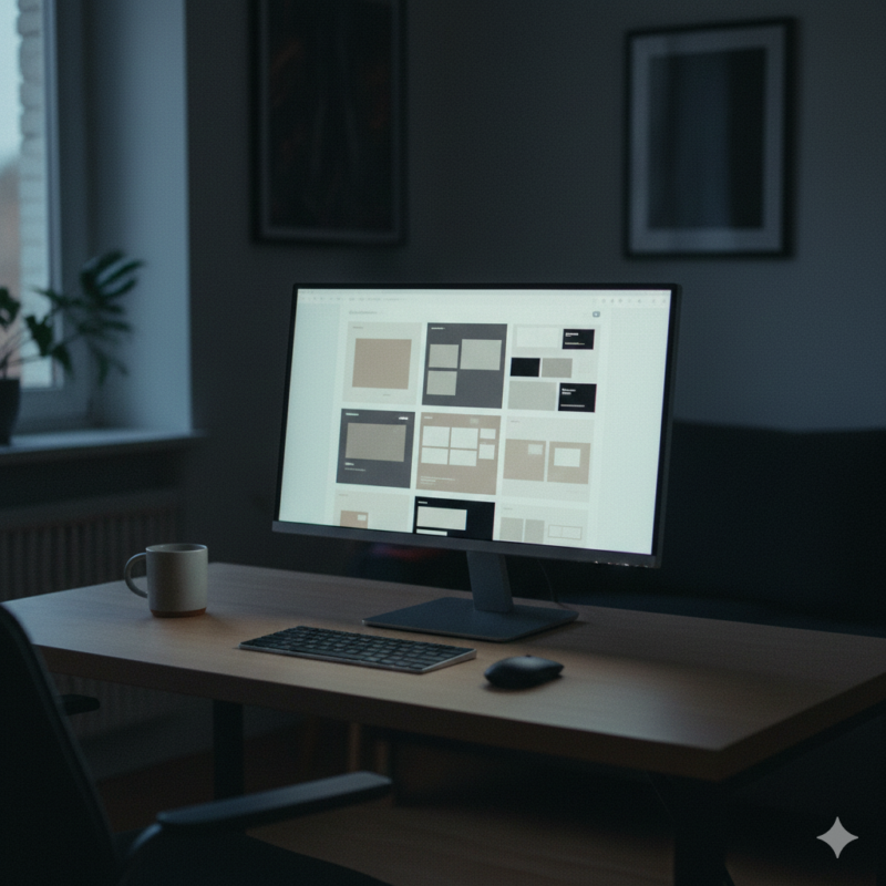 モニター、モノクロ、サイト